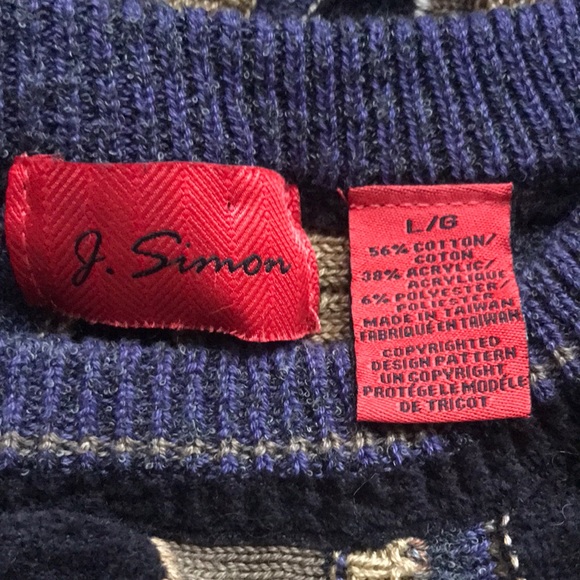 J Simon Coogi-ish cotton blend pullover - Picture 3 of 9